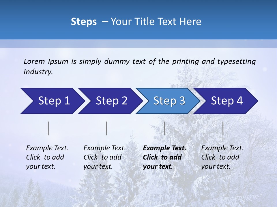 Flurry Scene Fairy PowerPoint Template