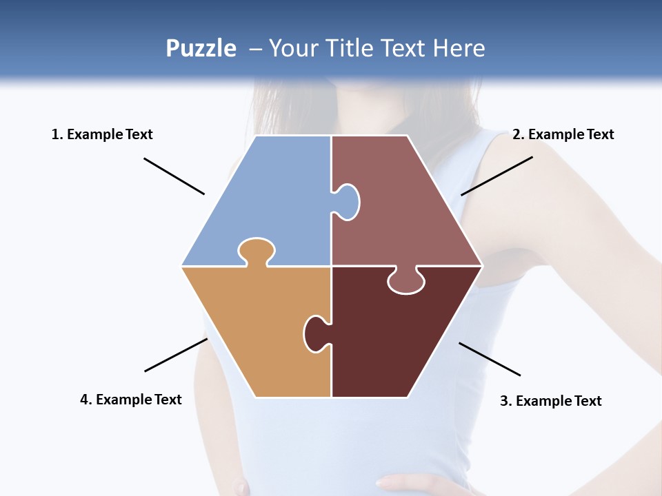 White Single Active PowerPoint Template