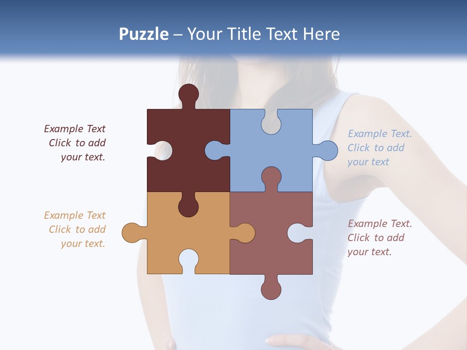 White Single Active PowerPoint Template