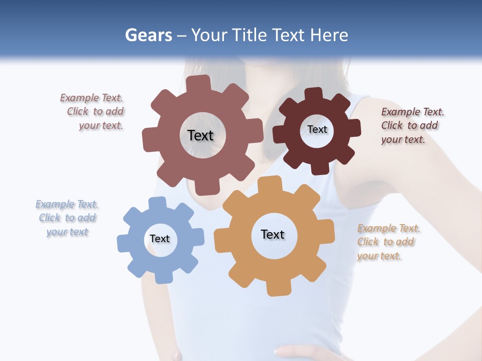 White Single Active PowerPoint Template