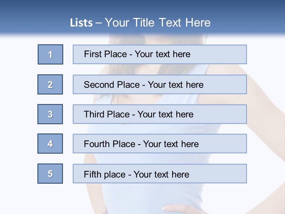 White Single Active PowerPoint Template