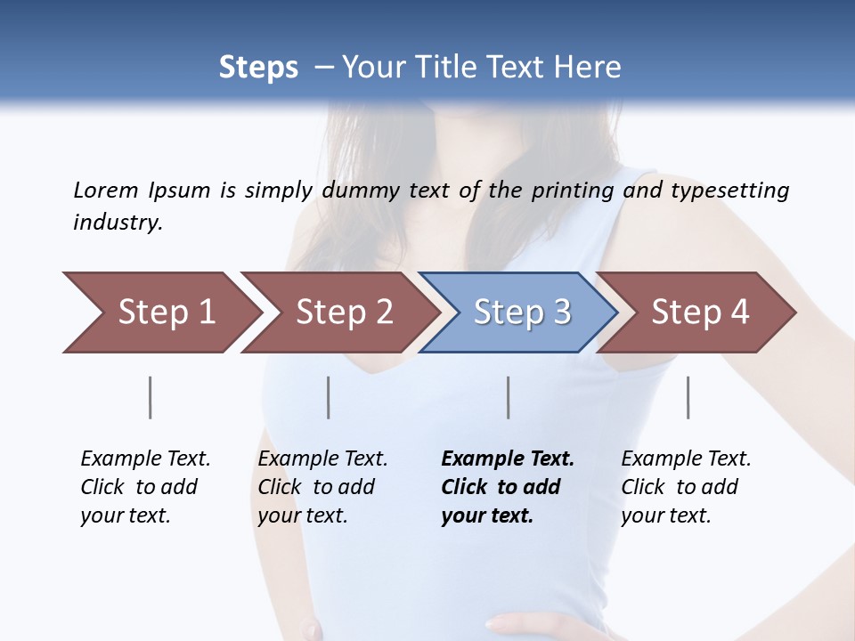 White Single Active PowerPoint Template