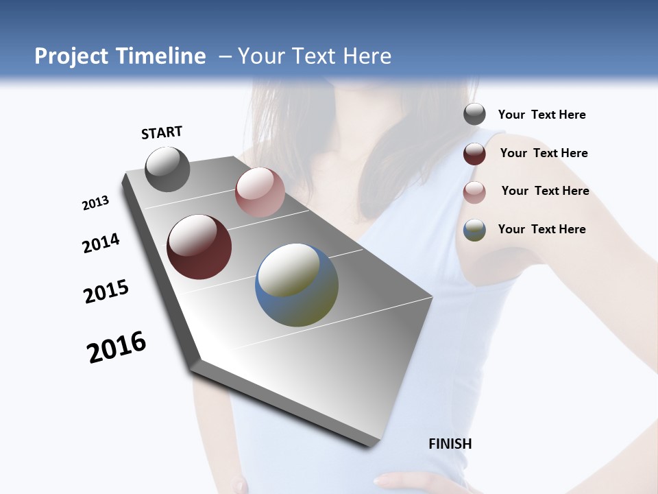 White Single Active PowerPoint Template
