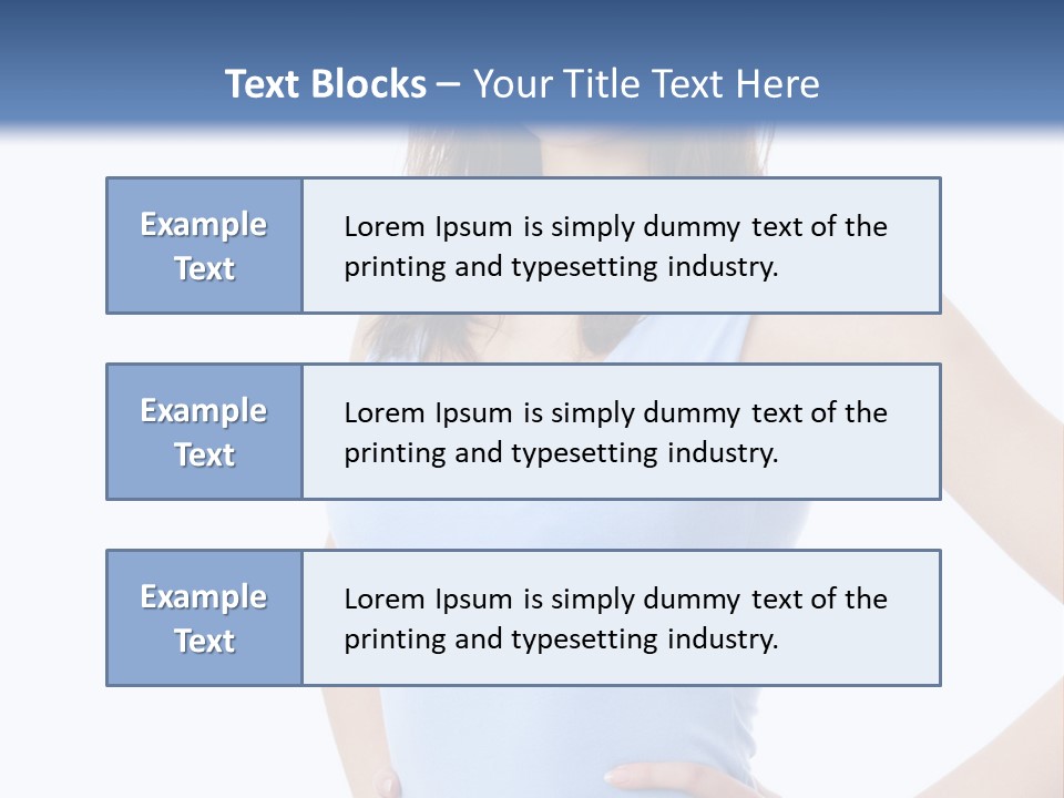 White Single Active PowerPoint Template