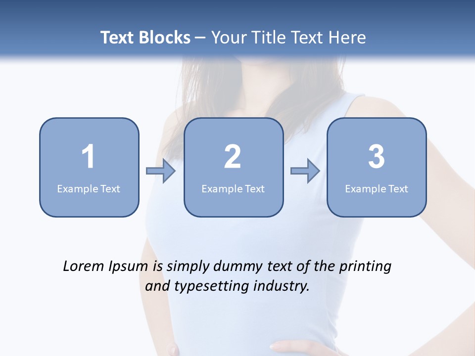 White Single Active PowerPoint Template
