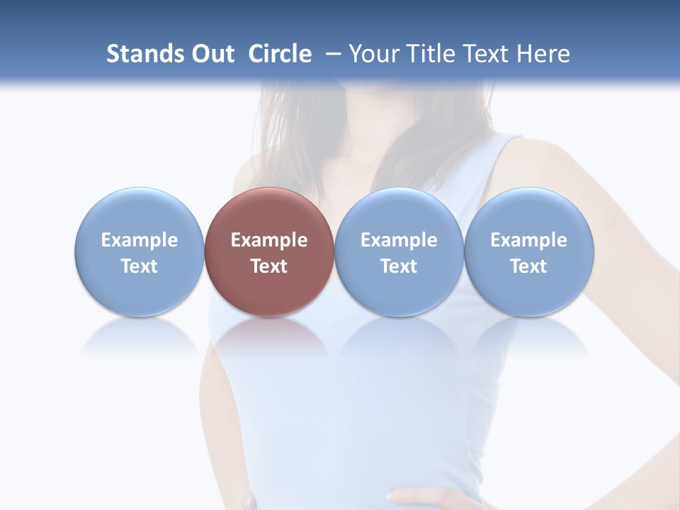 White Single Active PowerPoint Template