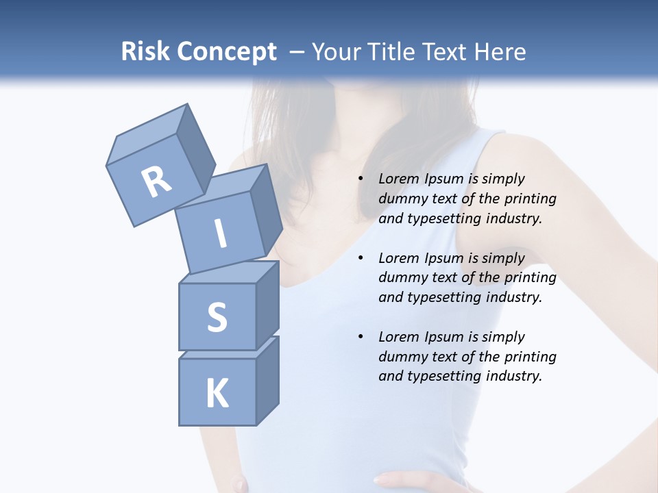 White Single Active PowerPoint Template