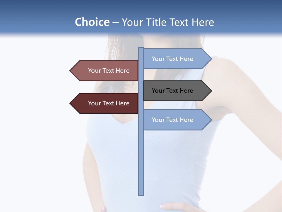 White Single Active PowerPoint Template