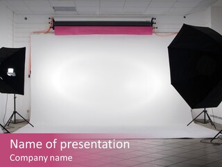 Tripod Photography Panel PowerPoint Template