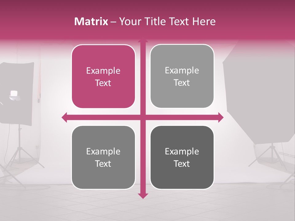 Tripod Photography Panel PowerPoint Template
