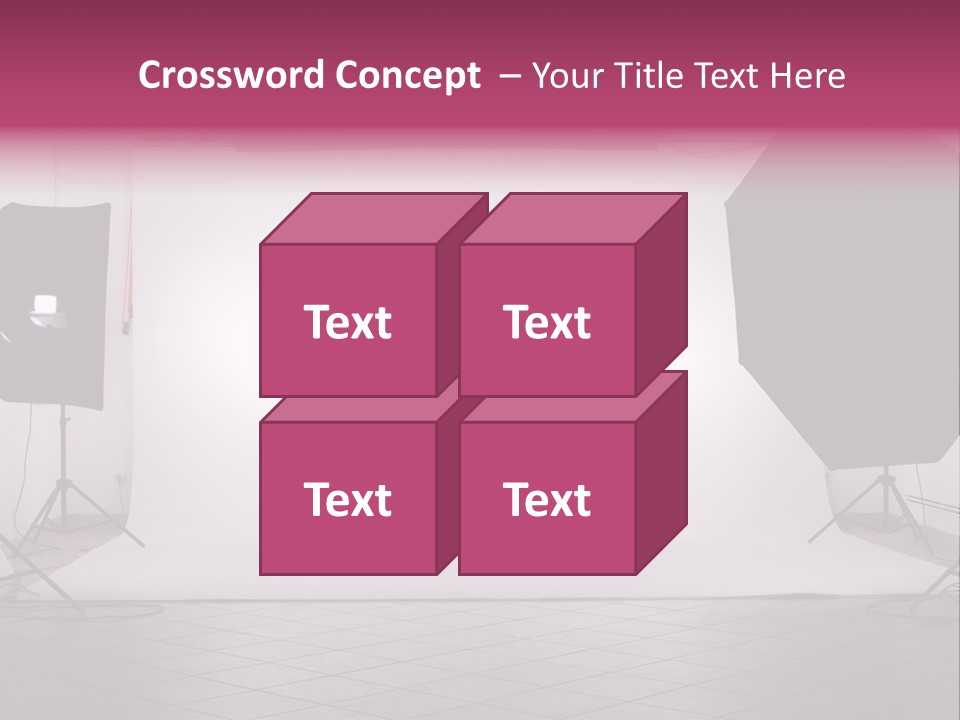 Tripod Photography Panel PowerPoint Template