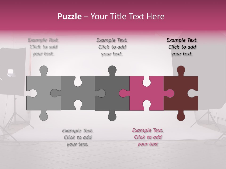 Tripod Photography Panel PowerPoint Template