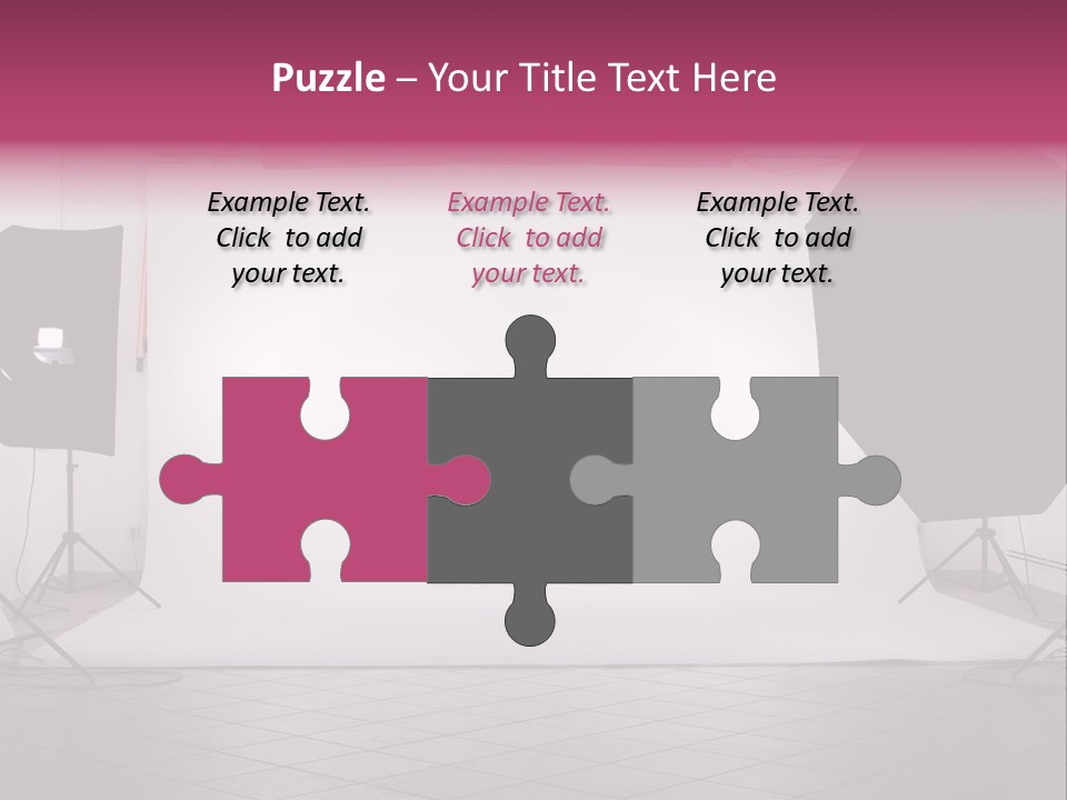 Tripod Photography Panel PowerPoint Template