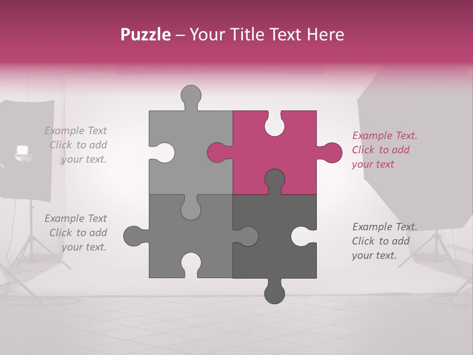 Tripod Photography Panel PowerPoint Template