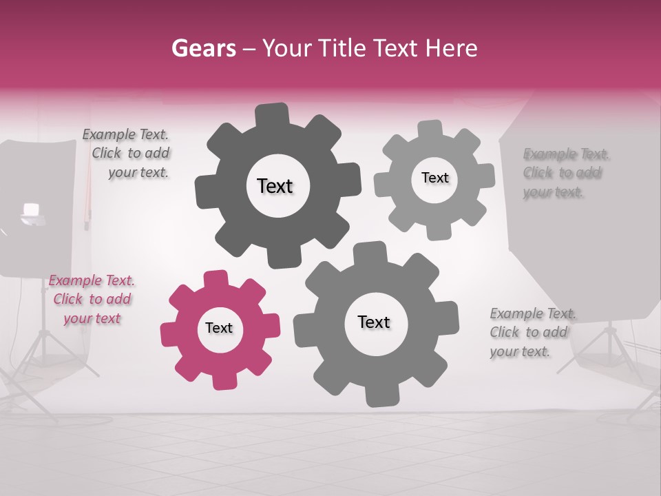 Tripod Photography Panel PowerPoint Template