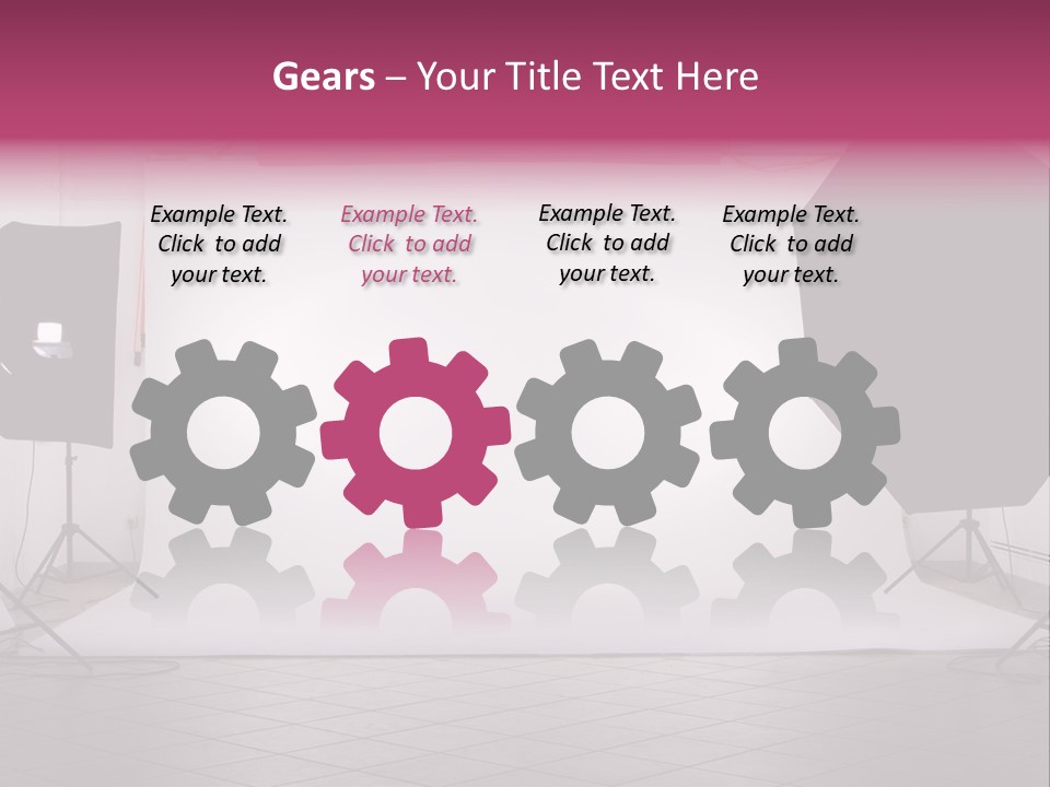 Tripod Photography Panel PowerPoint Template