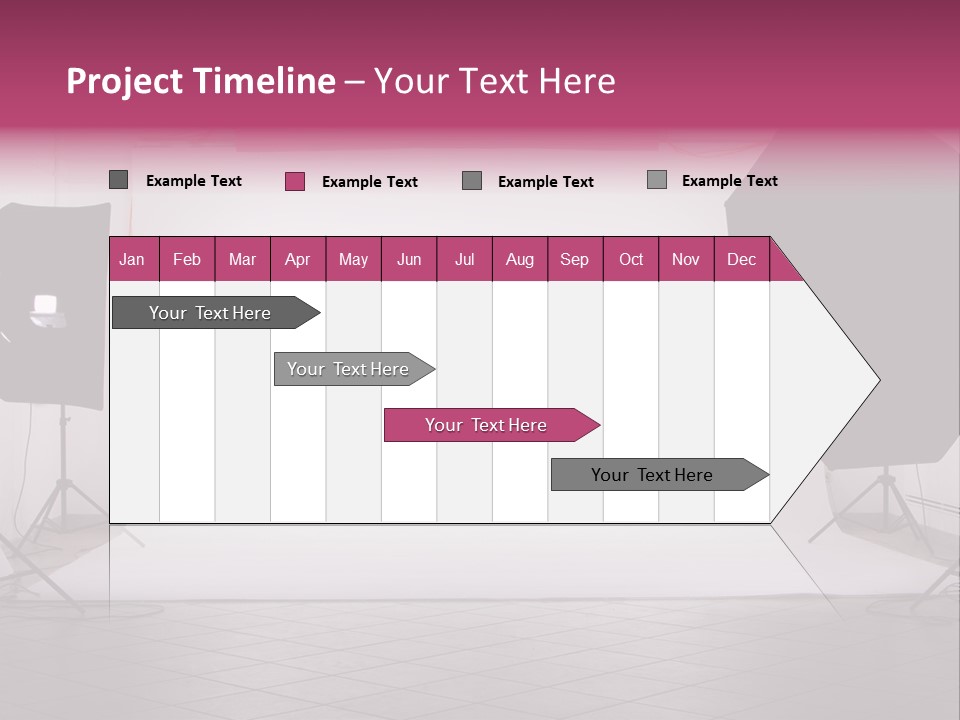 Tripod Photography Panel PowerPoint Template