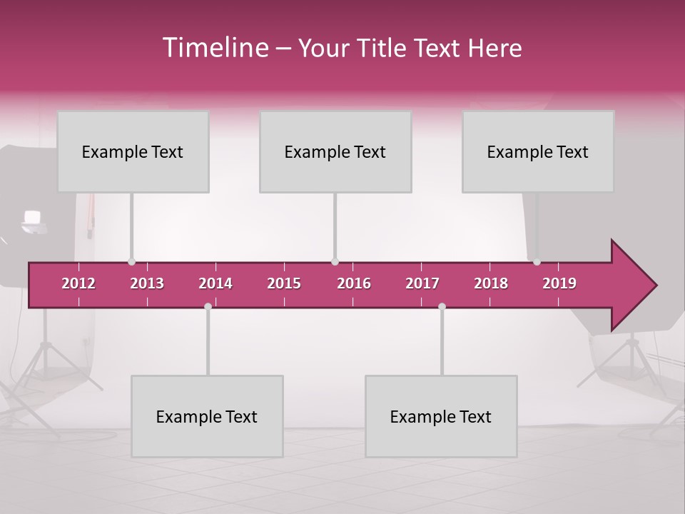 Tripod Photography Panel PowerPoint Template