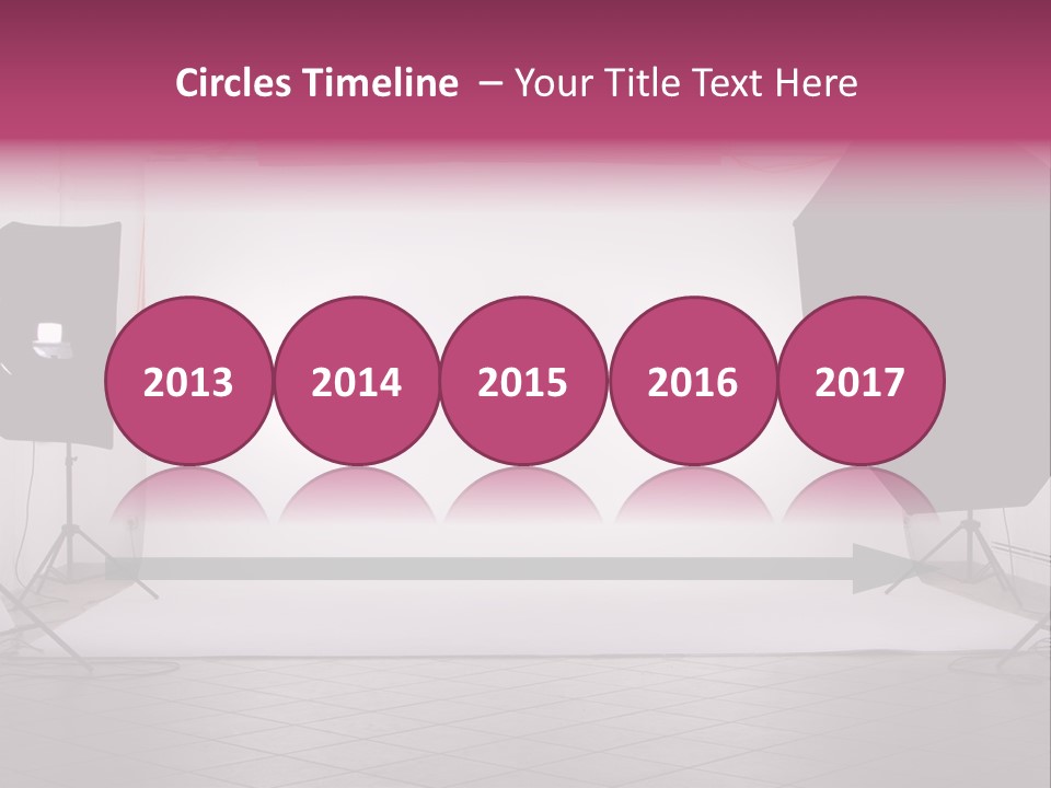 Tripod Photography Panel PowerPoint Template