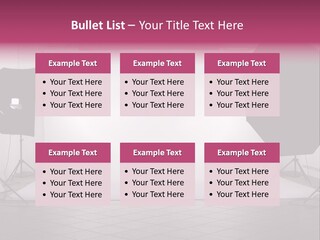 Tripod Photography Panel PowerPoint Template