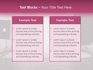 Tripod Photography Panel PowerPoint Template
