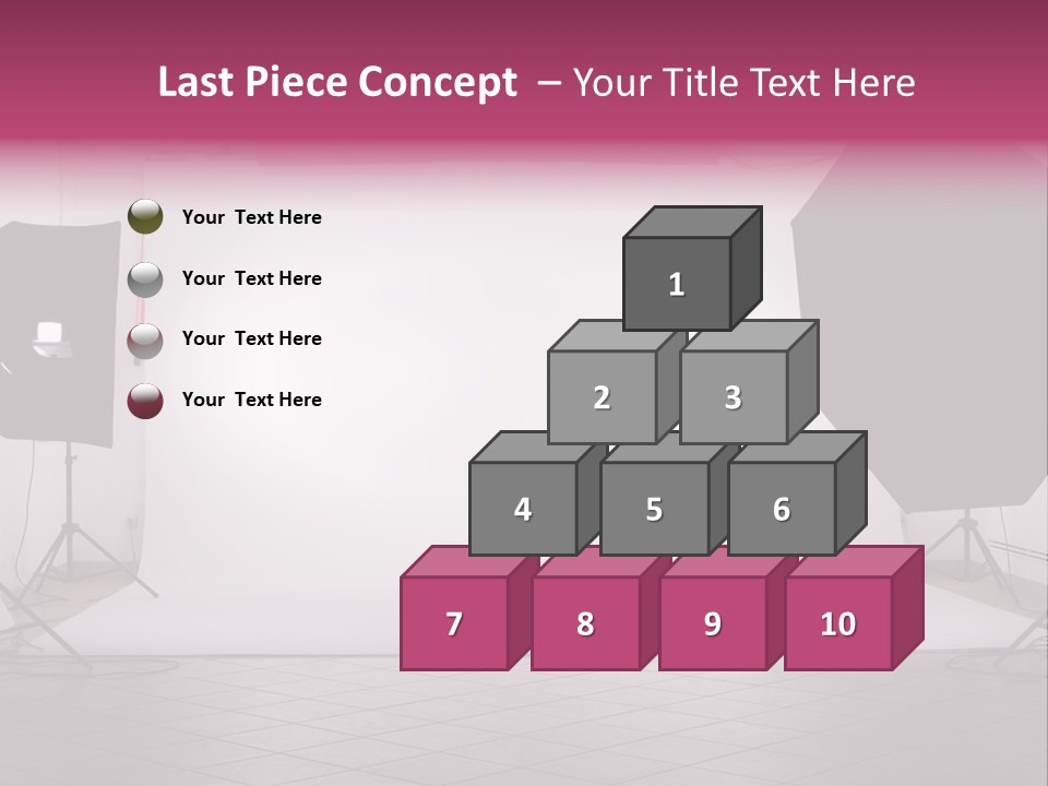 Tripod Photography Panel PowerPoint Template