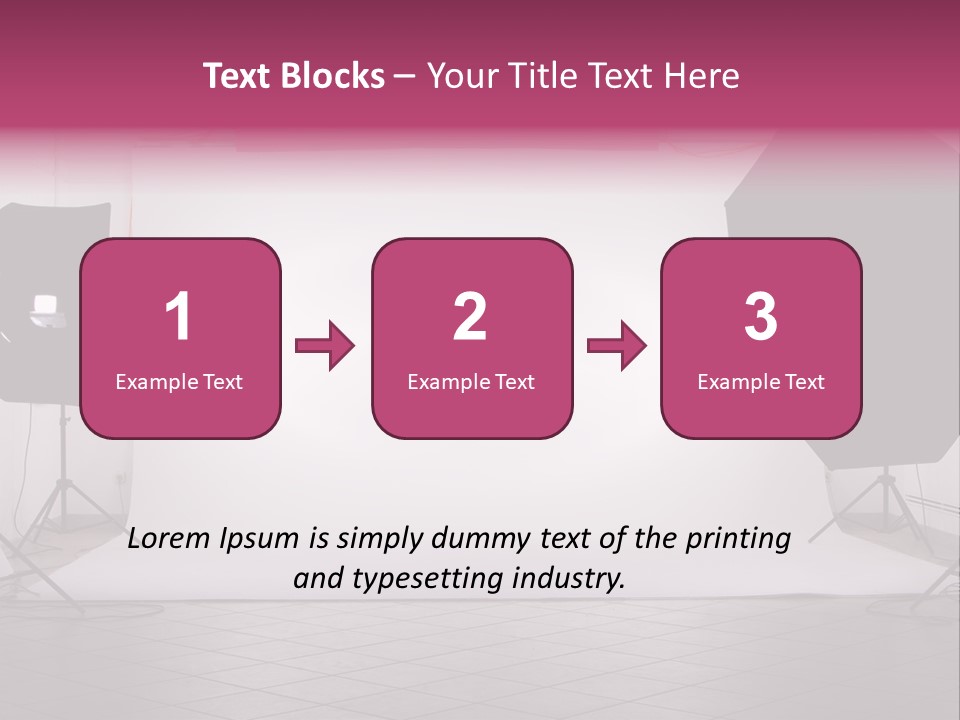 Tripod Photography Panel PowerPoint Template