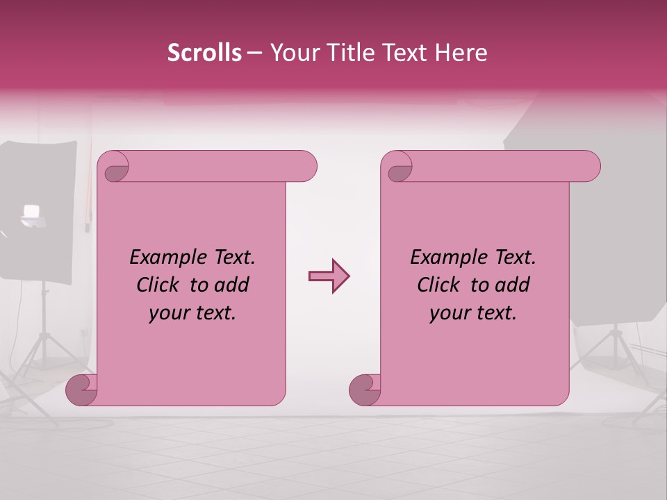 Tripod Photography Panel PowerPoint Template