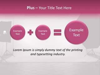 Tripod Photography Panel PowerPoint Template