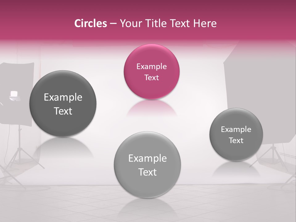 Tripod Photography Panel PowerPoint Template