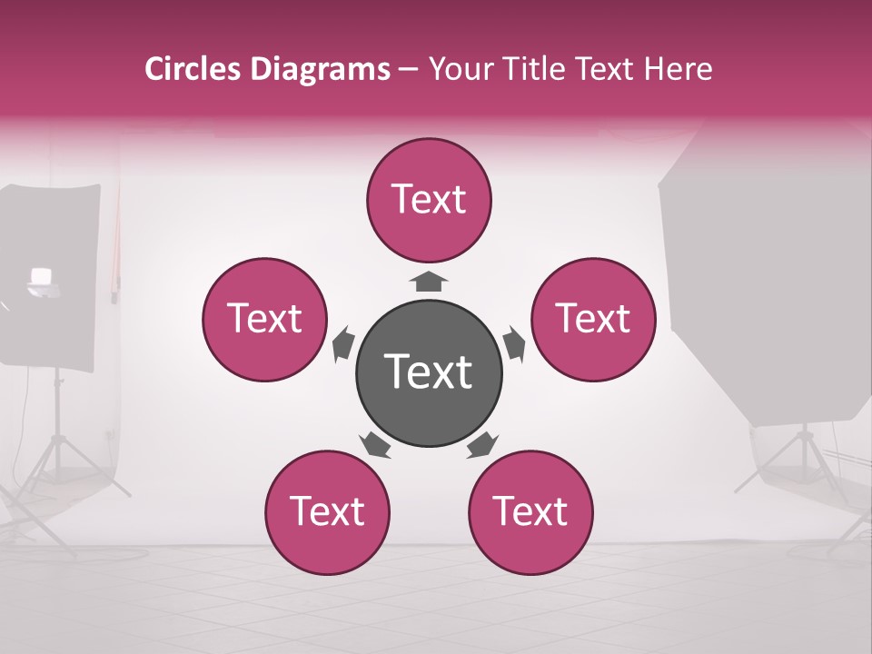 Tripod Photography Panel PowerPoint Template