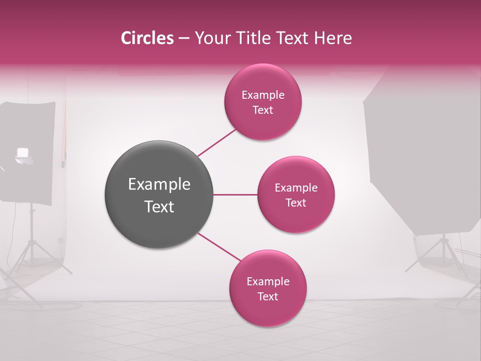 Tripod Photography Panel PowerPoint Template