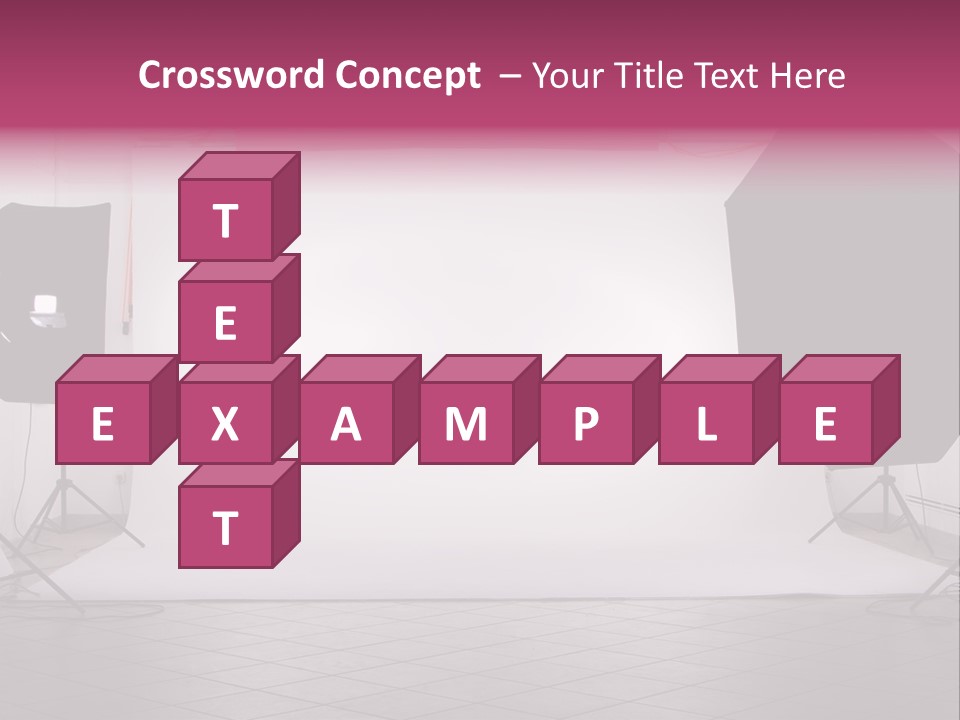 Tripod Photography Panel PowerPoint Template