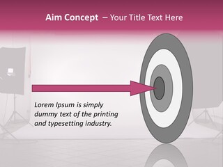 Tripod Photography Panel PowerPoint Template