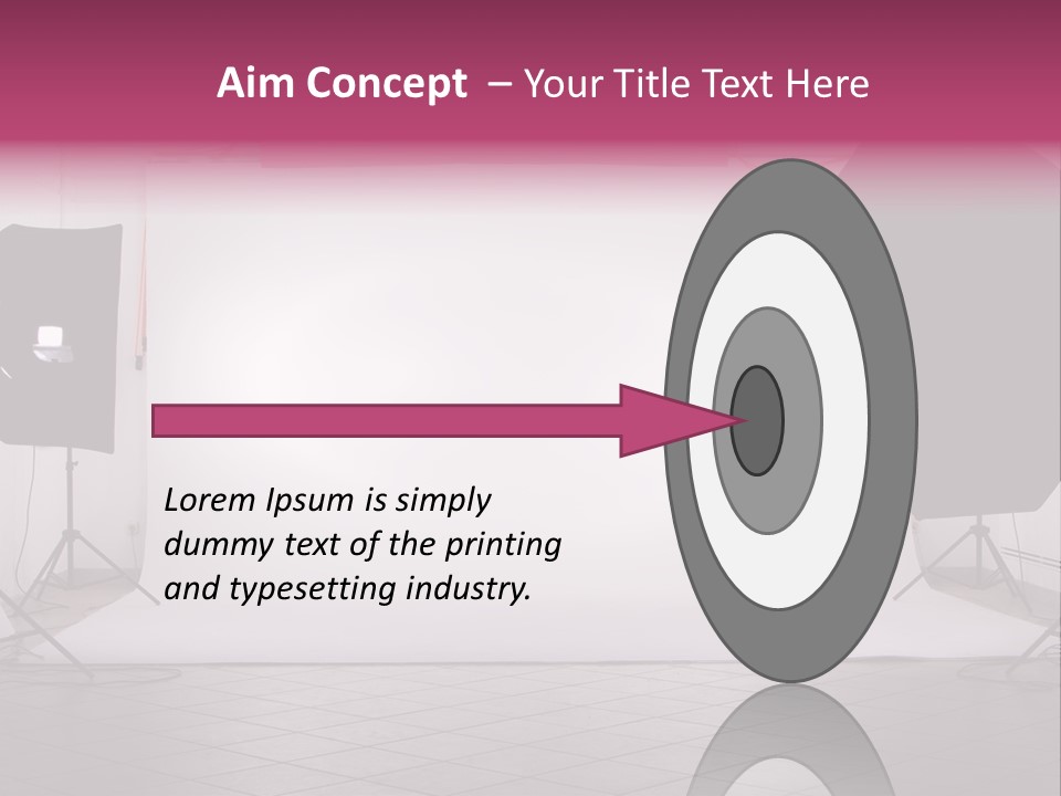 Tripod Photography Panel PowerPoint Template