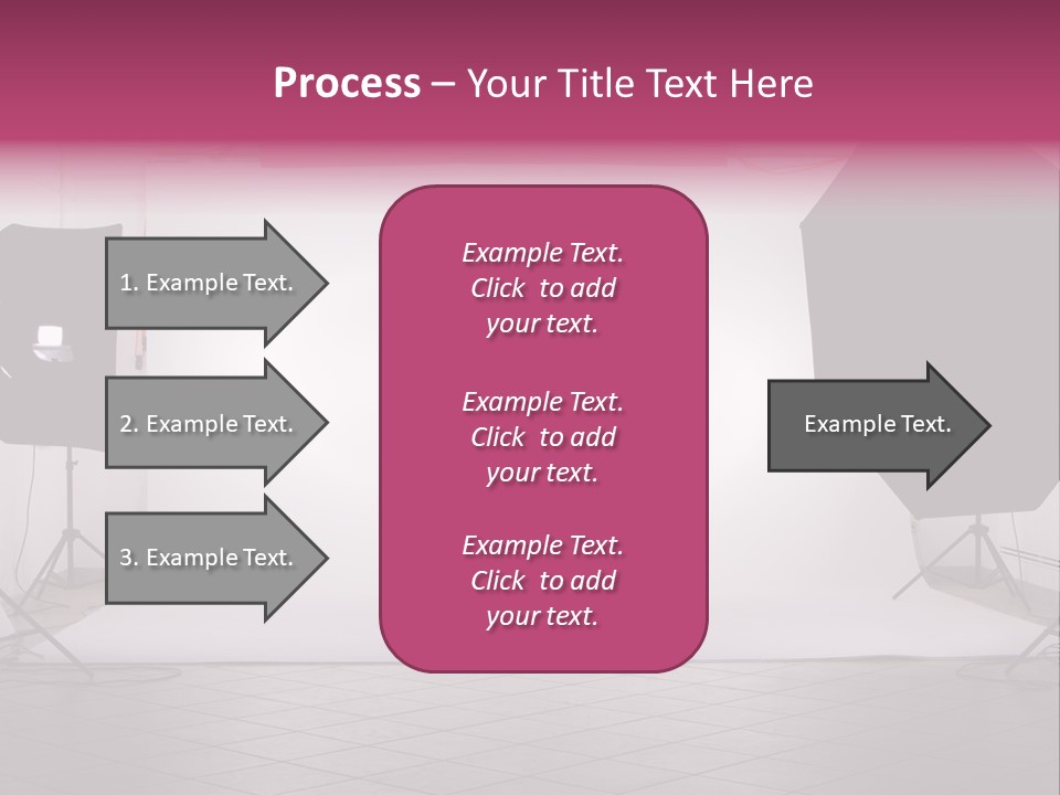 Tripod Photography Panel PowerPoint Template