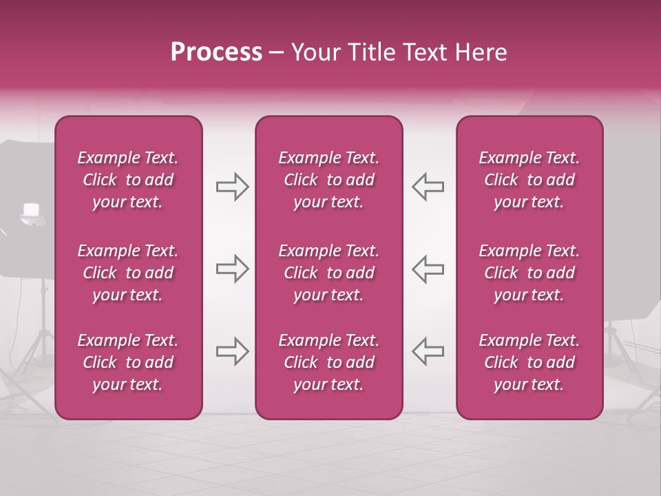 Tripod Photography Panel PowerPoint Template