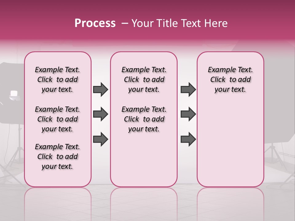Tripod Photography Panel PowerPoint Template