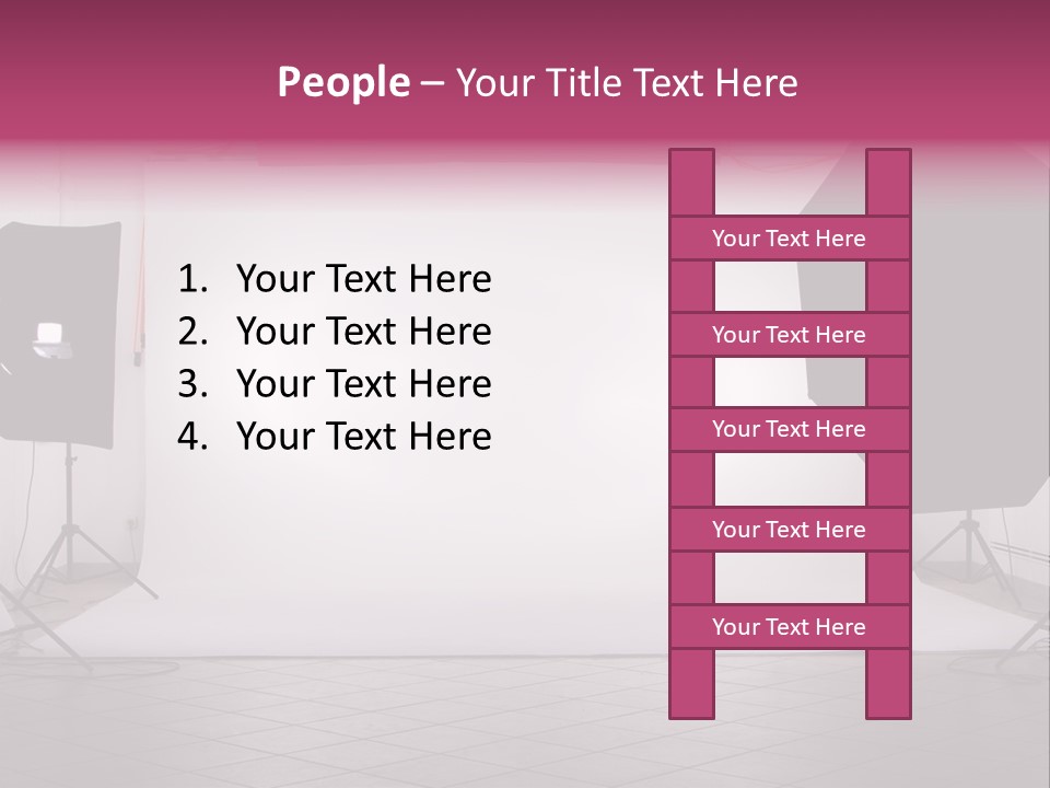 Tripod Photography Panel PowerPoint Template