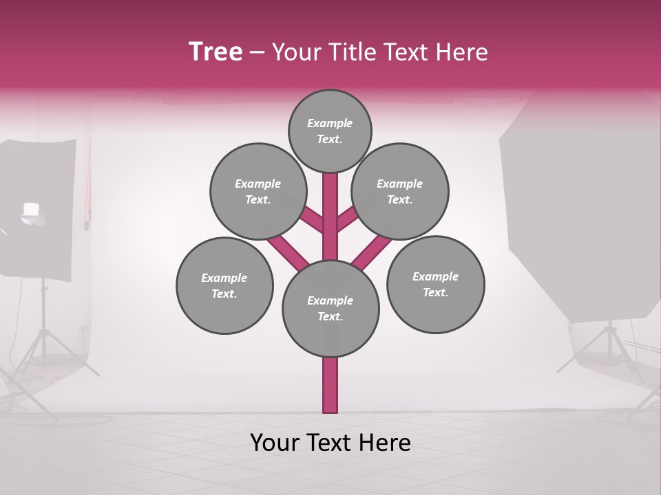 Tripod Photography Panel PowerPoint Template