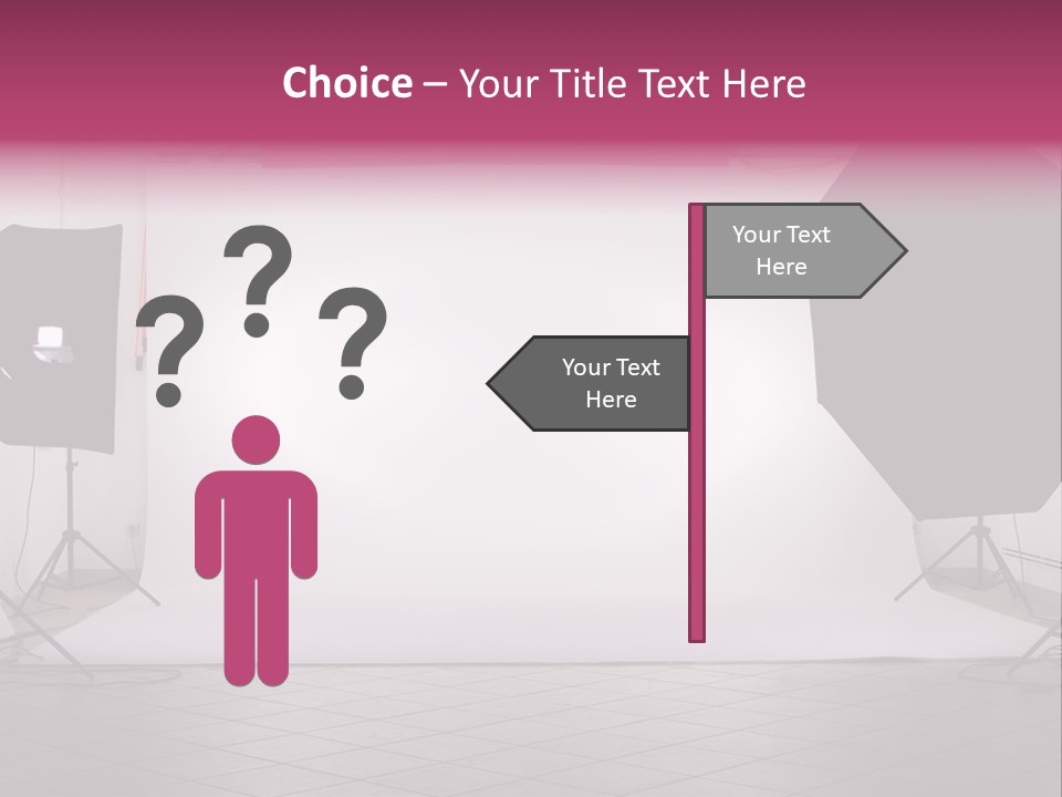 Tripod Photography Panel PowerPoint Template
