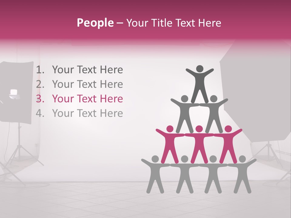 Tripod Photography Panel PowerPoint Template