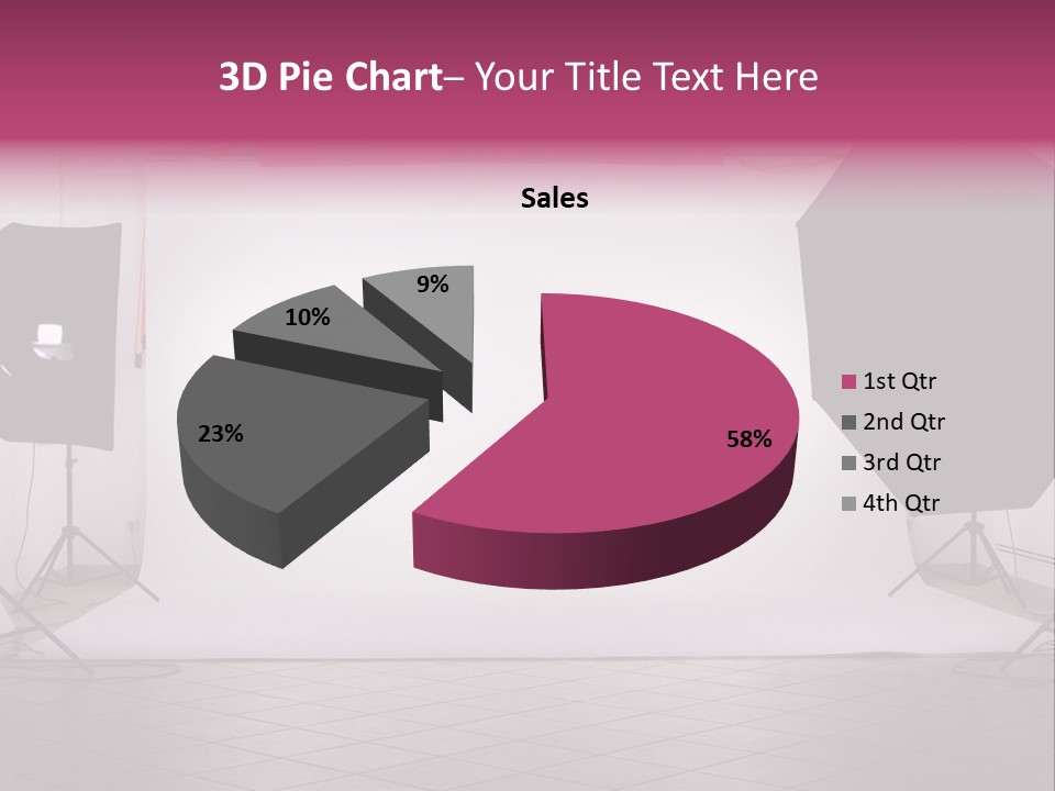 Tripod Photography Panel PowerPoint Template