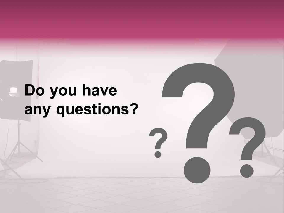 Tripod Photography Panel PowerPoint Template