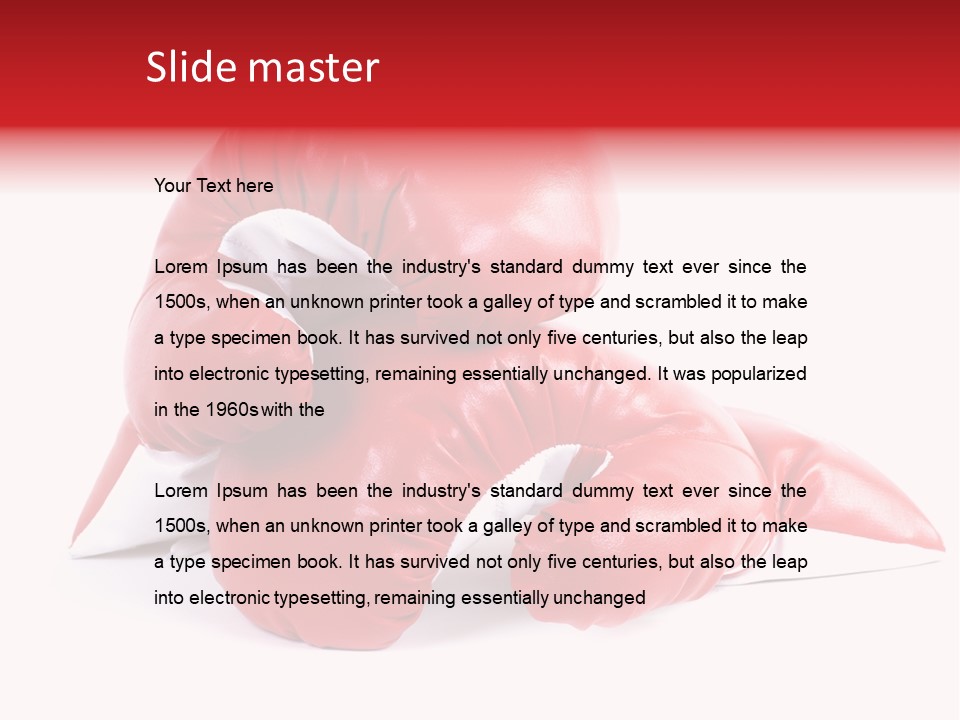 Concept Fist Box PowerPoint Template