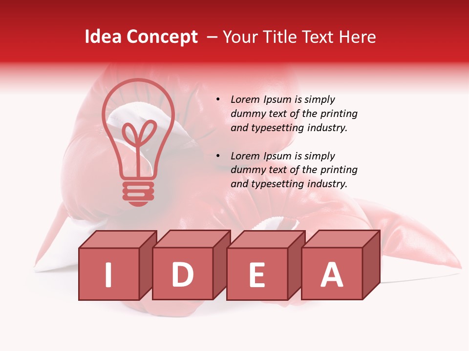 Concept Fist Box PowerPoint Template