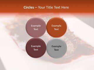 Sauce Barbecue Nutrition PowerPoint Template