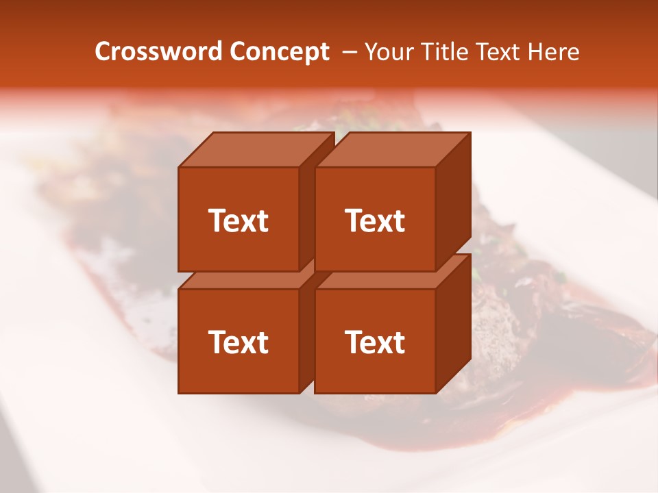 Sauce Barbecue Nutrition PowerPoint Template