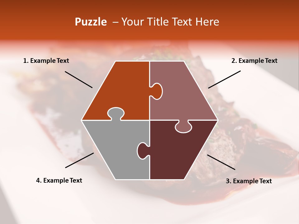 Sauce Barbecue Nutrition PowerPoint Template