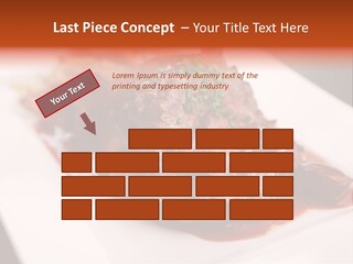 Sauce Barbecue Nutrition PowerPoint Template